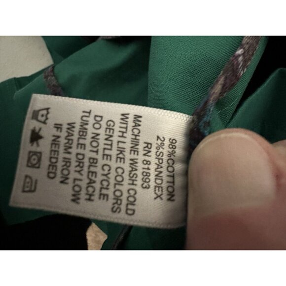 Motto Long Sleeve Button Front Dark Green Jacket w/ Pleat Detailing Size Medium - Picture 10 of 12